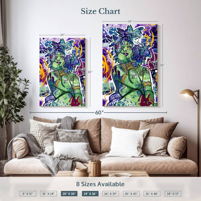 Leisha Subira, 36" H x 24" W