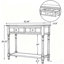 Console traditionnelle avec deux tiroirs et une tablette inférieure pour un rangement et une présentation polyvalents-234707120