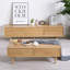 Table basse rectangulaire simple en bois massif-1151591301