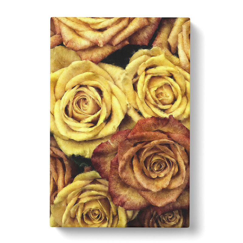 View of the Roses - Wrapped Canvas Painting Print, 76cm H x 50cm W x 3cm D