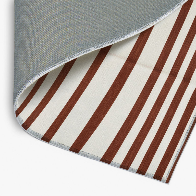 Tapis intérieur / extérieur beige HorizontalStripes, Rectangle 4pi x 6 pi
