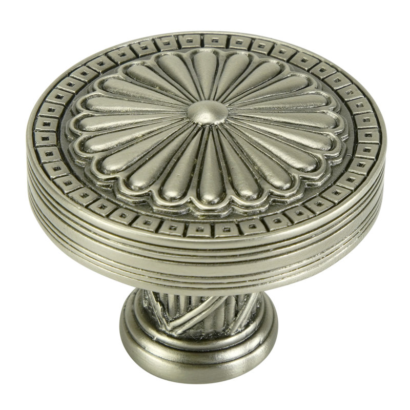 LAKEWOOD KNOB PLATE, Silver