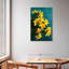 Jonquilles Harnek sur sarcelle-108523644