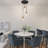 Loram 3-Light Dimmable Glass Cluster Pendant