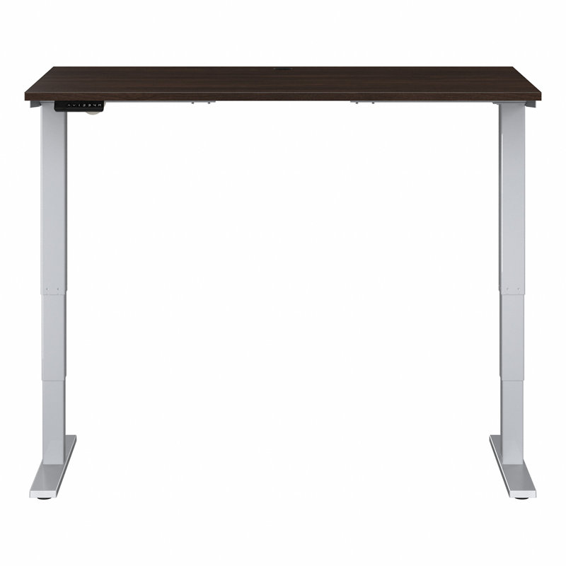 Move 40 Series Adjustable Standing Desk, Black Walnut, 48" W X 24" D