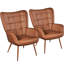 Upholstered Armchair and Side Chair-1626517605