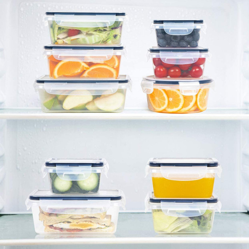 Contenant de préparation pour aliments avec couvercles