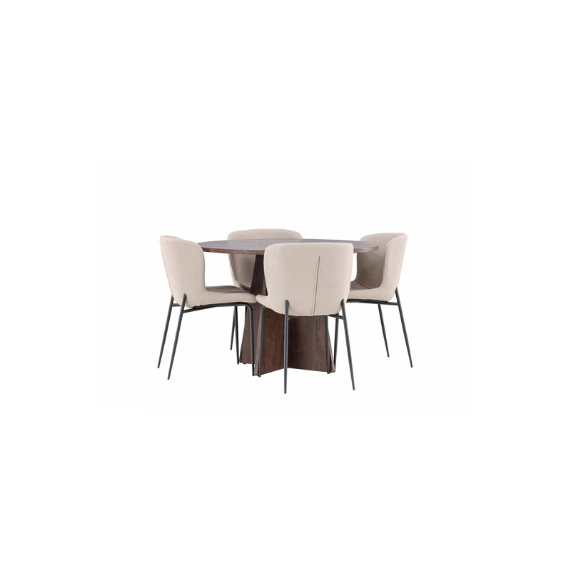 Bernier 4 -Person Dining Set