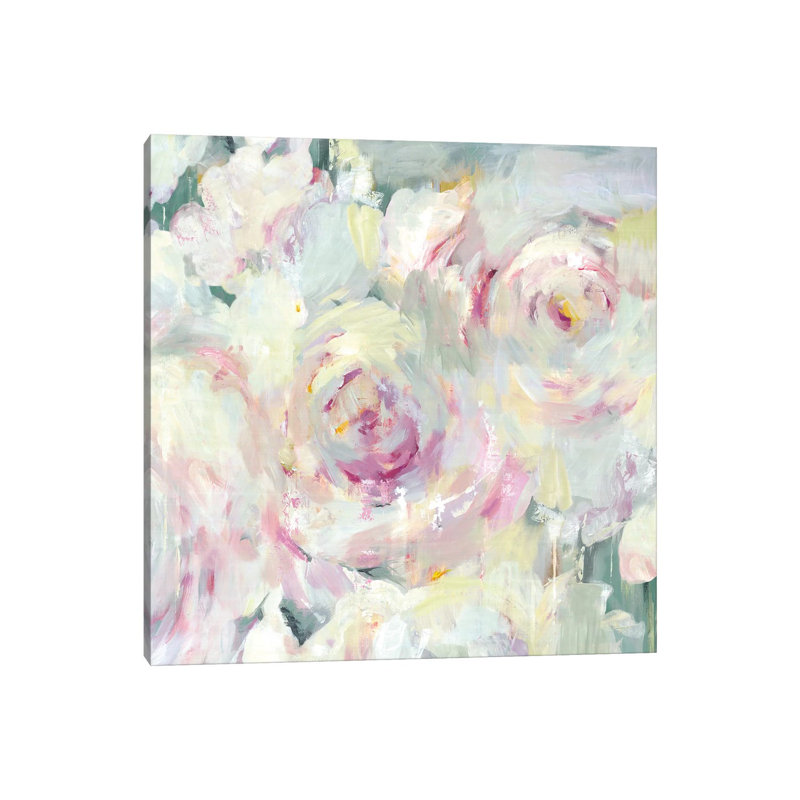 Shabby Peony II by PI Galerie - Wrapped Canvas Print, 93.98 cm H x 93.98 cm W x 3.175 cm D
