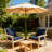 Fade Resistant Outdoor Chair Cushions Set Of 2, Deep Seat Patio Cushions 24 X 24 With Removable Cover, 28D High Resilience Foam Replacement Outdoor Seat Cushions With For Sofa, Adirondack Chair, Sectional,Navy Blue-124896516-124896513