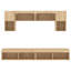Unfinished Entertainment Centre for TVs up to 28" with Fireplace Included-98524262