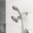 Multi Function Dual Shower Head - Shower System With 5" Rain Showerhead, 5-Function Hand Shower,  Brushed Nickel