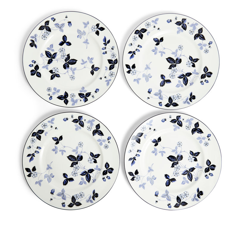 Wild Strawberry Inky Blue 15-Piece Dinnerware Set