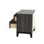 Table 2 chambres en chêne gris rustique, bois massif, table de chevet attrayante en bois Modern 2, splendide