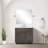 Abbey 36 in W x 22 in D Single Bath Vanity, Cultured Marble Top and Chrome Faucet Set-112685544-112685546