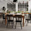 Solid Wood Commercial Grade Dining Table with Turned Legs-329998470-329998471