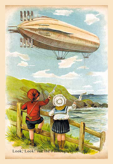« see the voyageurs », reproduction d’art encadrée