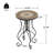 Round Ceramic Outdoor Side Table