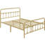 Lit plateforme classique en fer avec tête et pied de lit hauts-670531645-670531647