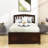 Mashud Twin Size Wood Platform Bed Frame with Trundle-680901633