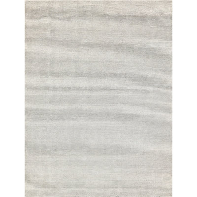 Key West Wool Area Rug in Light Silver