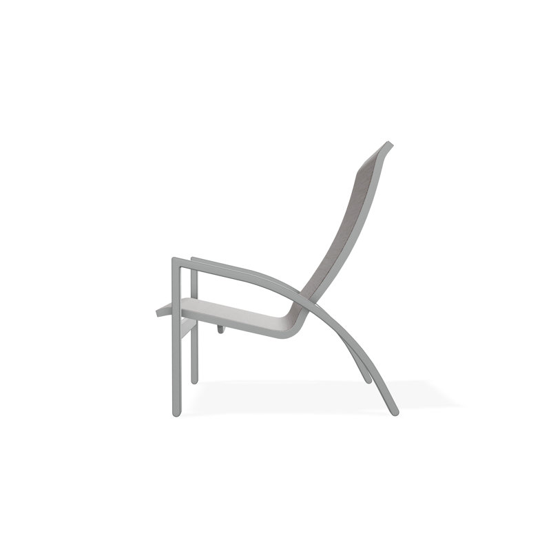 Kendall Outdoor Lounge Chair, Graphite, James