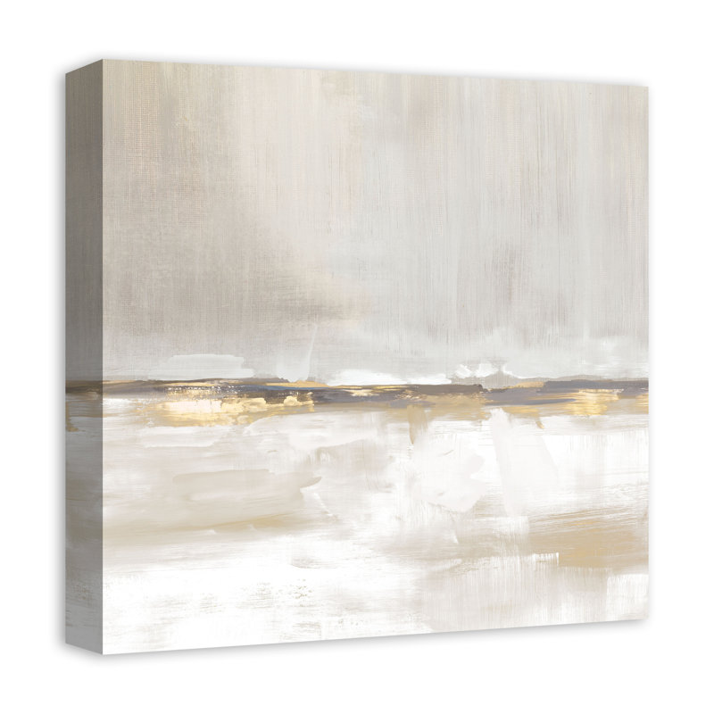 «Golden Abstract Horizon», reproduction sur toile, H 12 po x l 12 po x P 1,25 po