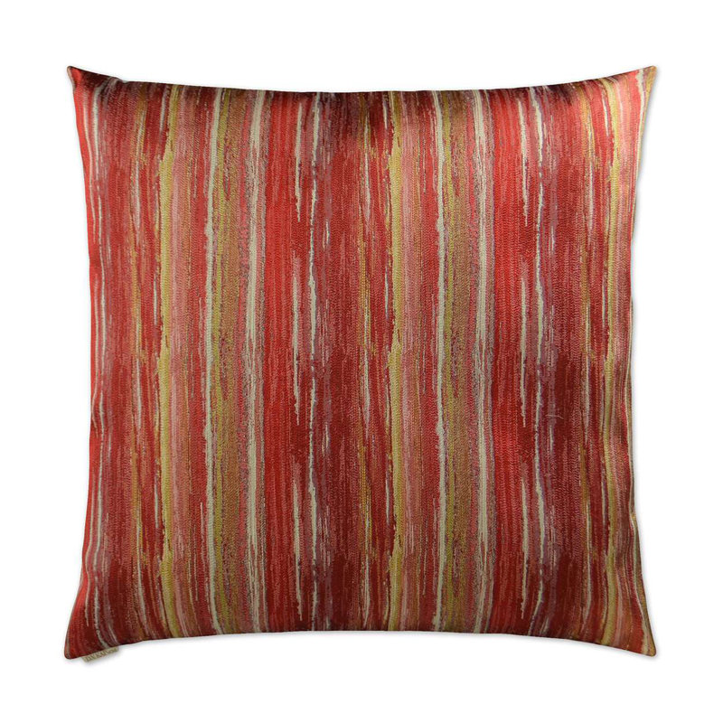 Nimby Pillow Cover & Insert, Vermillion, Square 36"