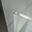 Porte de douche sans cadre - verre trempé de 3/8 po (10 mm), balançoire simple articulée, installation réversible