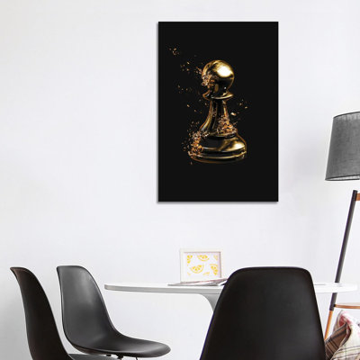Broken Pawn 1 Piece Wrapped Canvas Wall Art