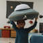 Maman, je veux être astronaute Basket Ufo 1 pi 4 po x 2 pi x 2 pi