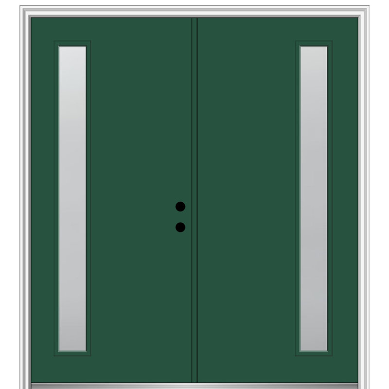 Portes d'entrée pré-suspendues Spotlight, Gauche, Vert, H 82,25 po x l 74,5 po