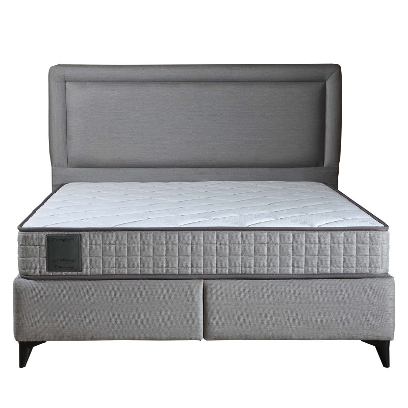  8” Medium-Firm Hybrid Mattress – Designed for Young Adults – Durable Support & Comfort – CertiPUR-US Foam – Fiberglass-Free – Bed in a Box