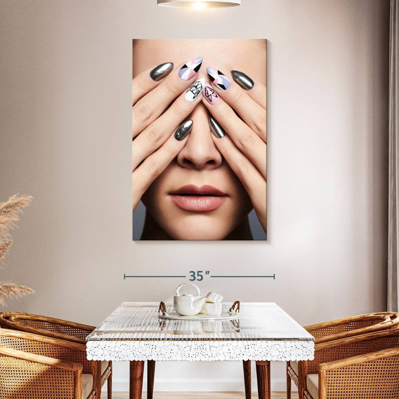 Shuttleworth Trendy Nails, 12" H x 8" W