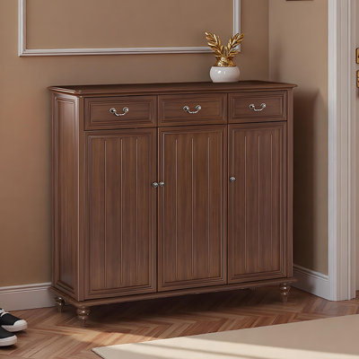 Practical American style storage shoe cabinet