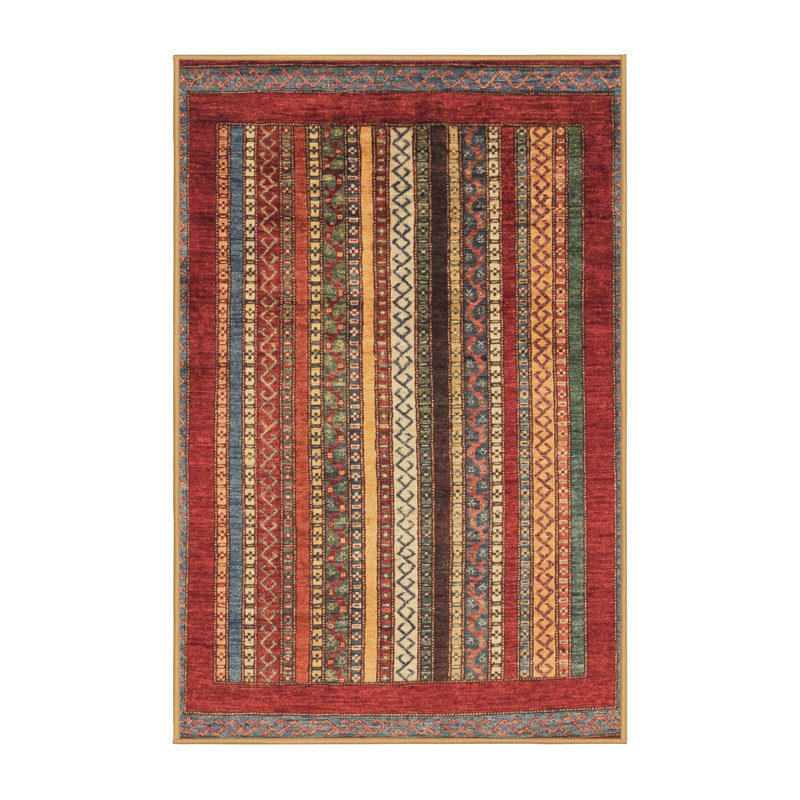 Abstract Indoor Rug, Rectangle 7' x 9'