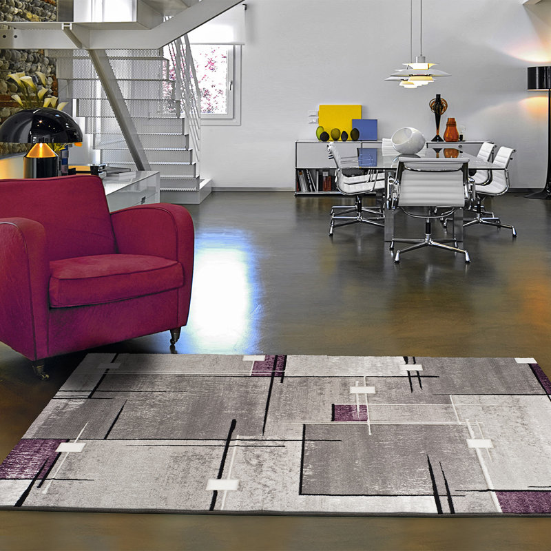 Conger Abstract Area Rug, Rectangle 200 x 290cm