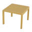 Ensemble de meubles d'intérieur / extérieur 2 pièces 1 chaises et 1 table basse Matériau PP imperméable - Ensemble de conversation pour patio facile à assembler-9607340