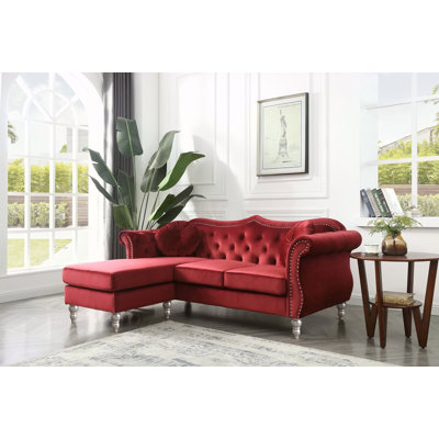 Canapé Glory Furniture Hollywood G0669B-SC, BOURGOGNE