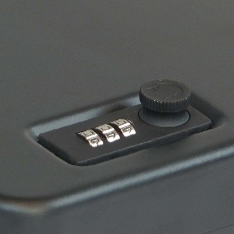 Portable Safe with Combination Lock, 11.5" H x 7.5" W x 2.5" D