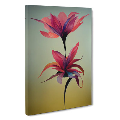 Brilliant Flowers - Wrapped Canvas Print