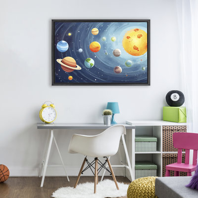 Solar System Planets Orbit Floating Frame, design by Creative Studio