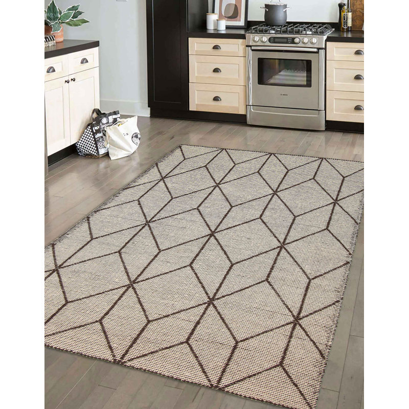 Tapis rectangulaire unique de 5 pi 2 po x 7 pi 8 po Helai
