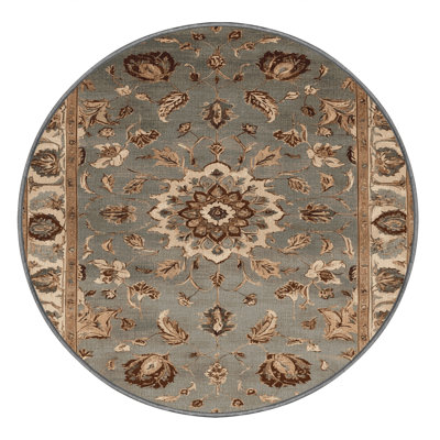 Tapis persan gris lavable à la machine