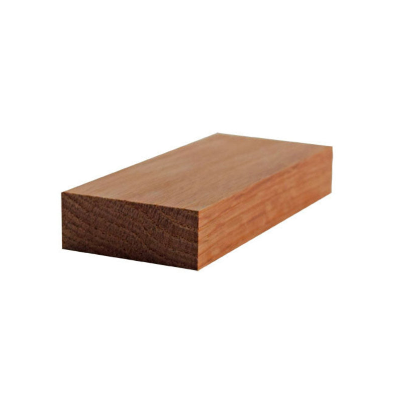 EWWS51 Tabouret de 2 po de large x 3/4 po S4S. Sans finition, Chêne rouge, L 2 po x H 0,75 po x P 42 po