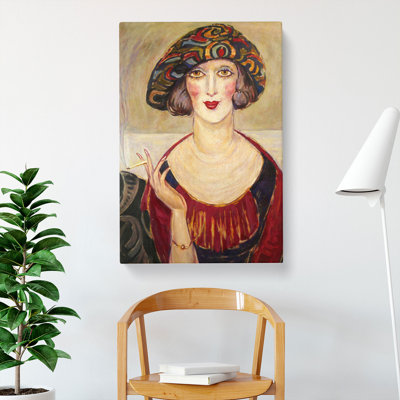 Danish Girl by Gerda Wegener - Wrapped Canvas