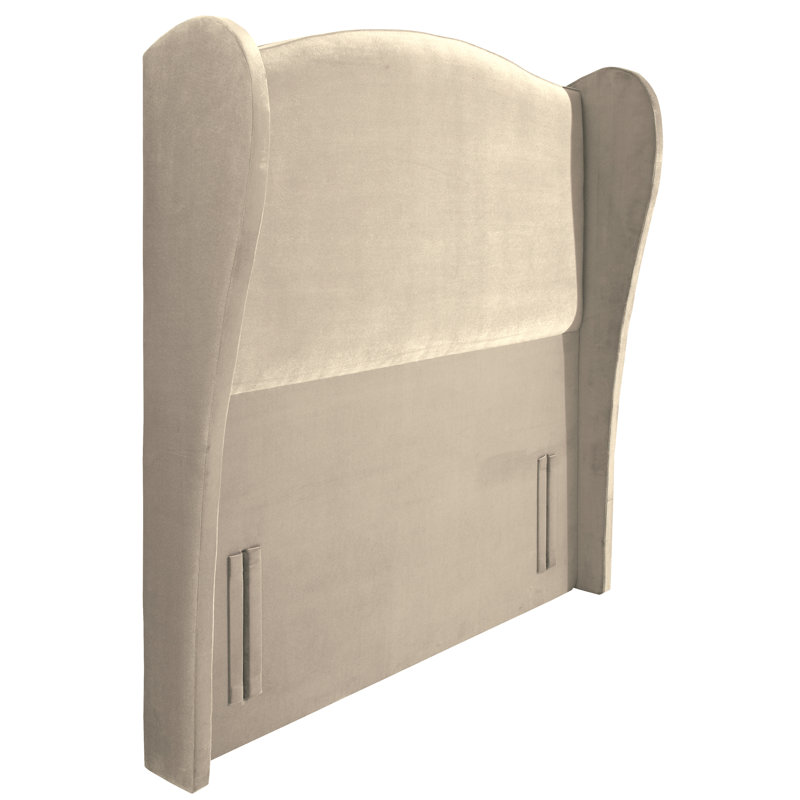 Felicity Upholstered Headboard, Beige, Double (4'6)