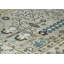 Tapis transitionnel gris en laine noué à la main 9 x 12 po Oushak