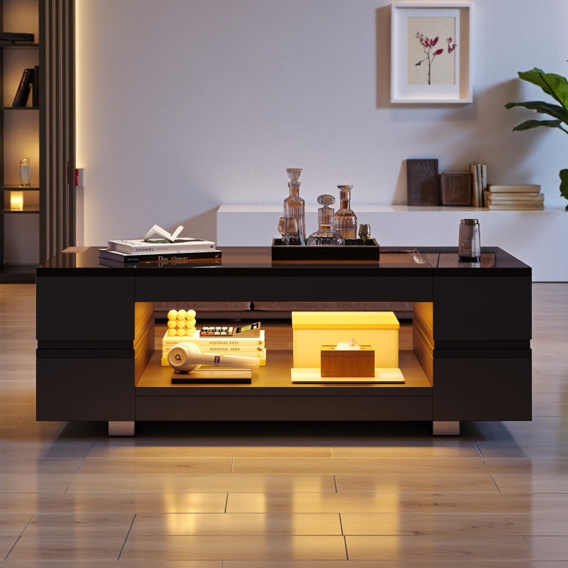 Four Leg Coffee Table with Storage