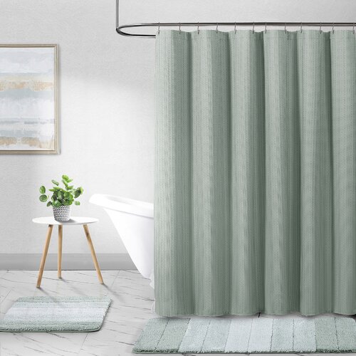 Green Shower Curtains & Shower Liners You'll Love in 2024